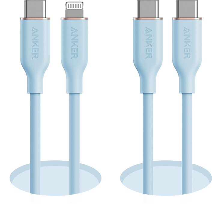 anker 641 usb-c to lightning cable flow silicone