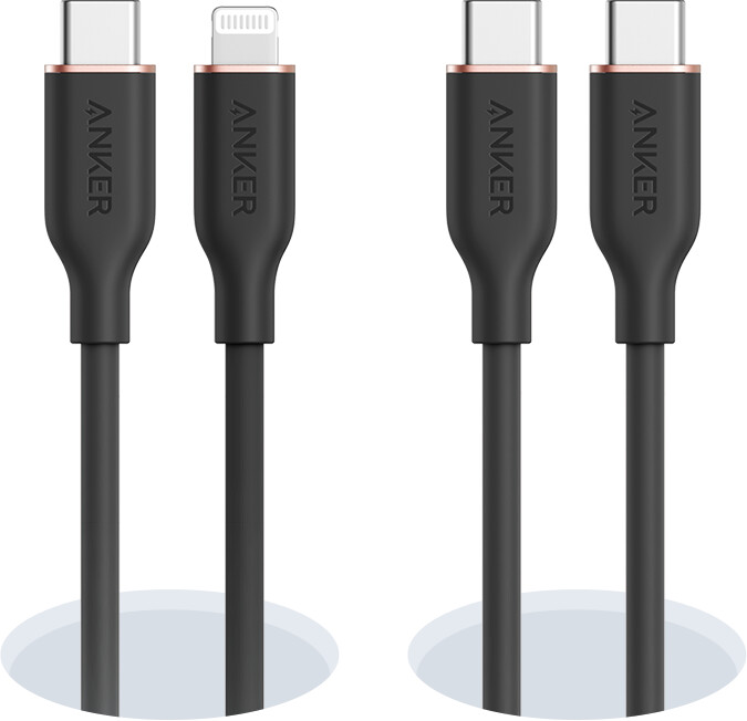 anker 641 usb-c to lightning cable flow silicone