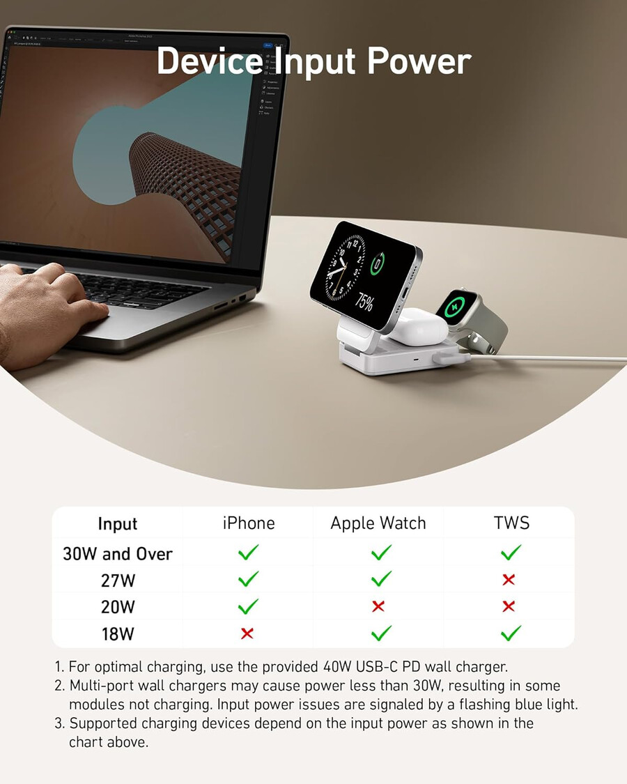 anker maggo wireless charging station foldable 3-in-1